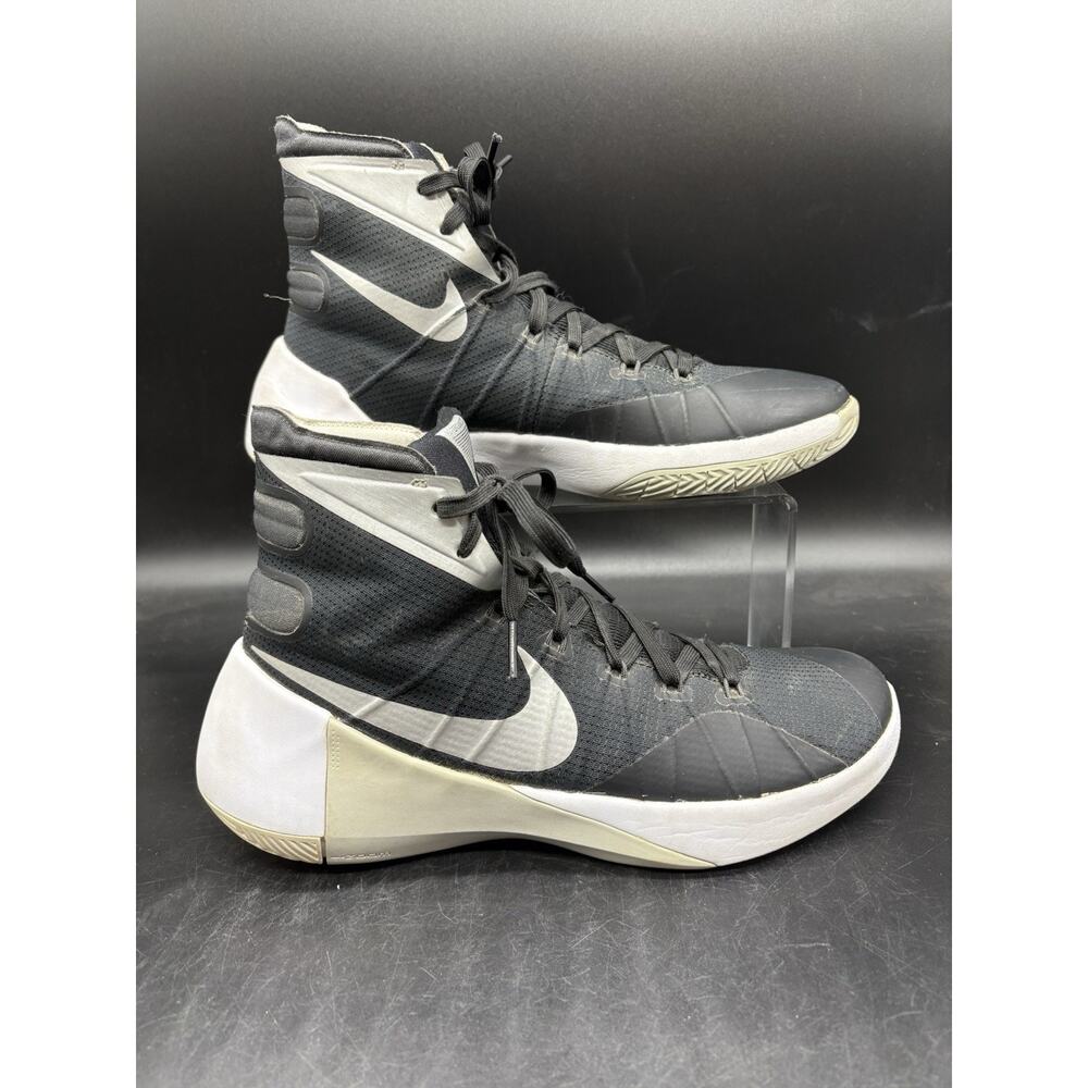 Nike Hyperdunk TB 2015 Black Gray Silver Basketball shoes Mens size 8